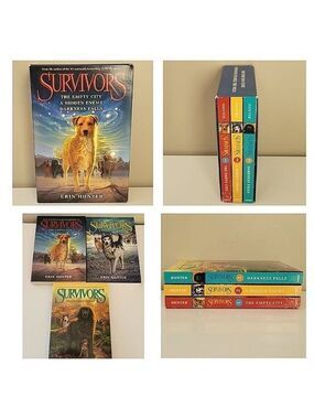 Survivors Book Set Erin Hunter Warriors Author Books 1-3 #481